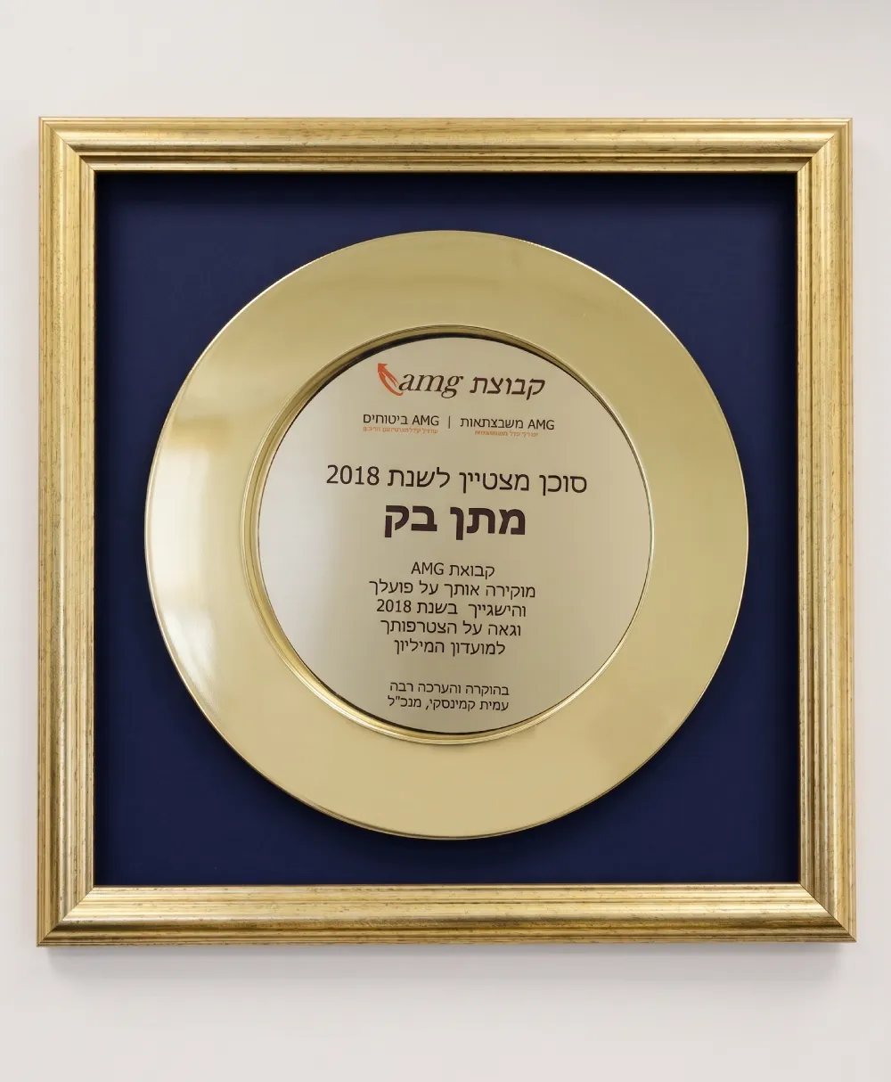 AMG — סוכן מצטיין 2018